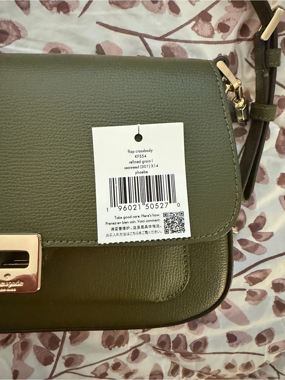kate spade Phoebe Flap Crossbody - Seaweed
